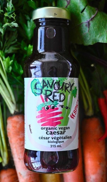 Savoury Red Spicy Vegan Caesar Juice Blend