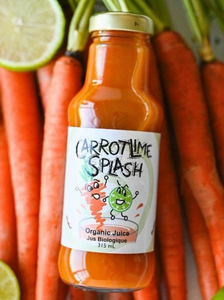 Carrot Lime Splash Organic Juice Blend
