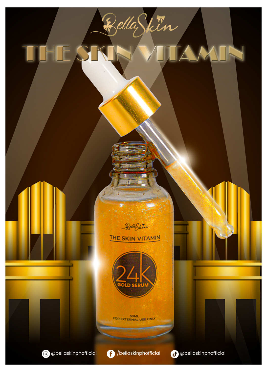 Belaskin Cosmetic 25k Gold Serum the Skin Vitamin
