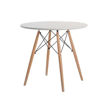 Vividitto - Andy Round Wooden Leg Table
