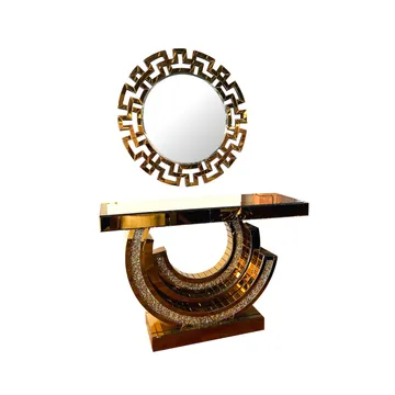 KC Furn - Coaster Mirror and Console Set