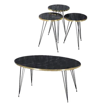 Woodly Round Nesting Coffee Tables