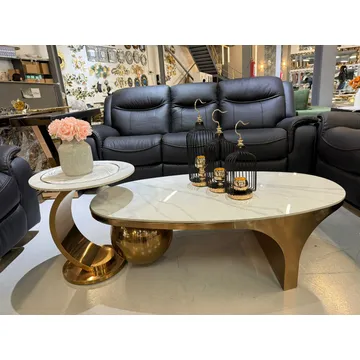 Ovala Marble Coffee Table