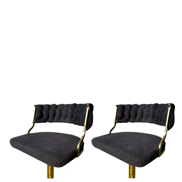 KC Furn - Boucle Bar Stools