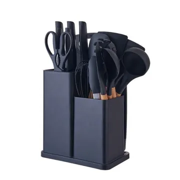 Silicone Kitchen Utensil Set with Holder