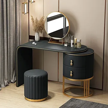 KC Furn - Faux Modern Vanity Set