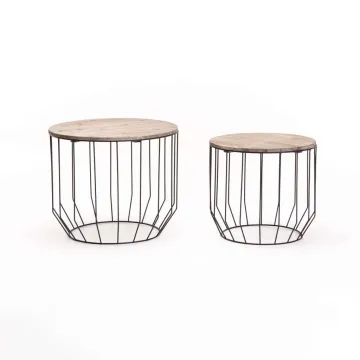 Vividitto - Erah set of 2 side Tables