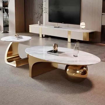 Ovala Marble Coffee Table