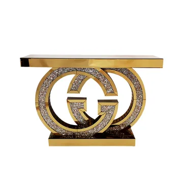 KC Furn - Coaster Rose Gold Console Table