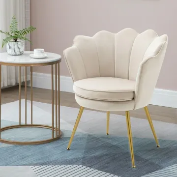 KC Furn - Tulip Velvet Chair 