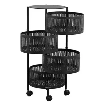 4-Tier Rolling Storage Cart