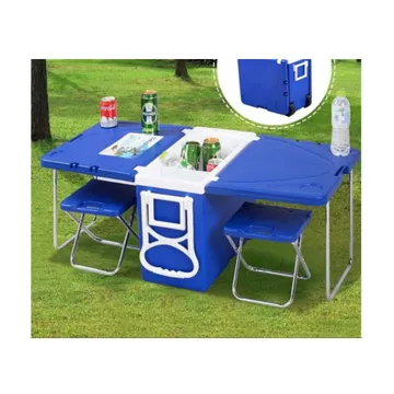 Portable Picnic Table with Cooler