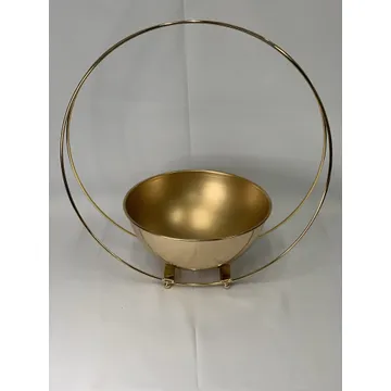 Gold Metal Decorative Bowl