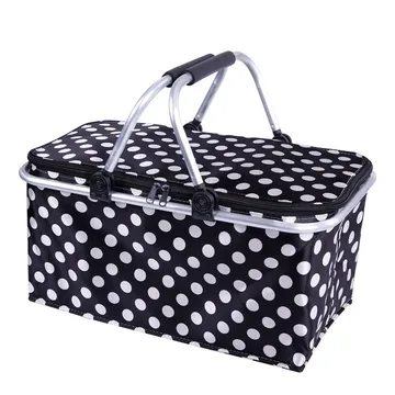 Polka Dot Picnic Basket