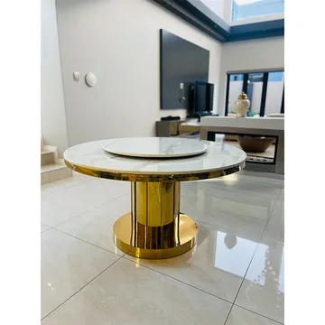 KC Furn - Dillion Marble Dining Table