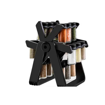 18 piece Jar Rotating Spice Rack