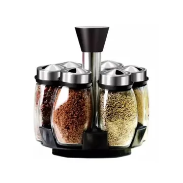 Spice Rack with Jars