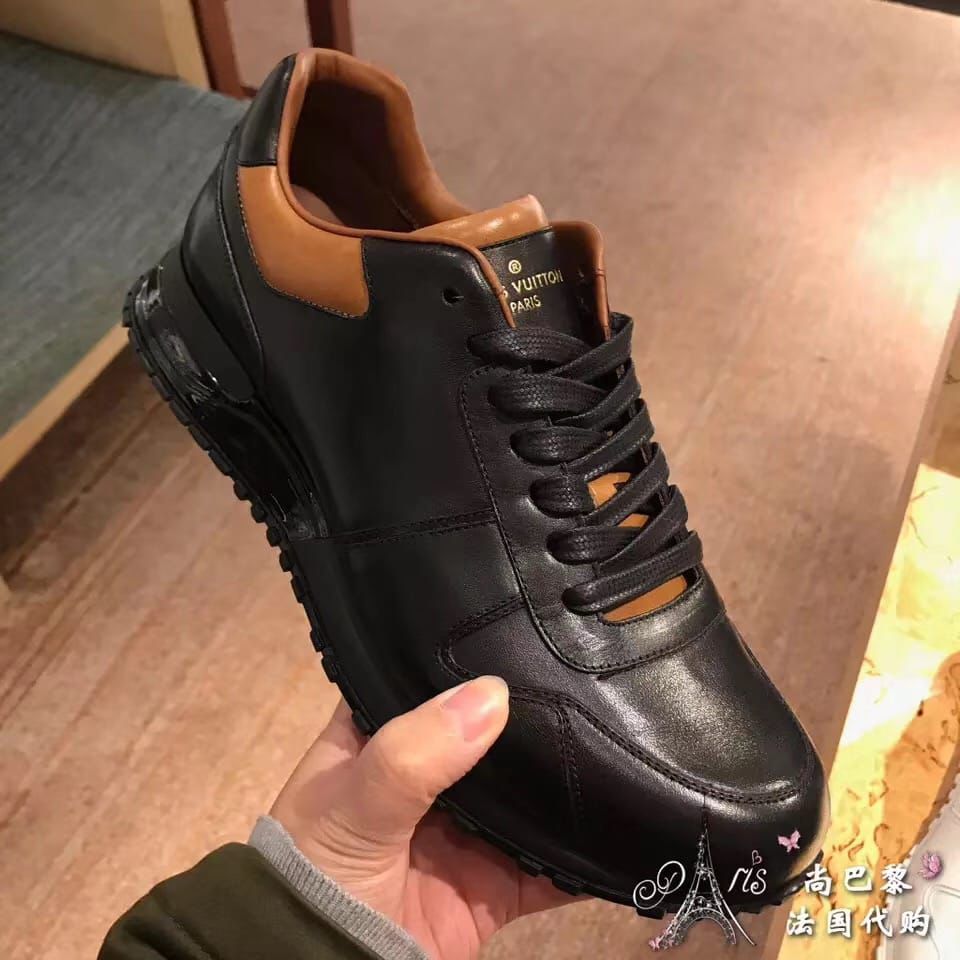 Black Leather Sneaker