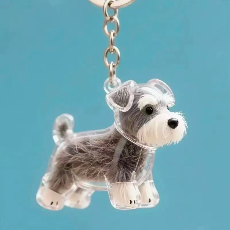 A variety of dog type fur storage commemorative pendants