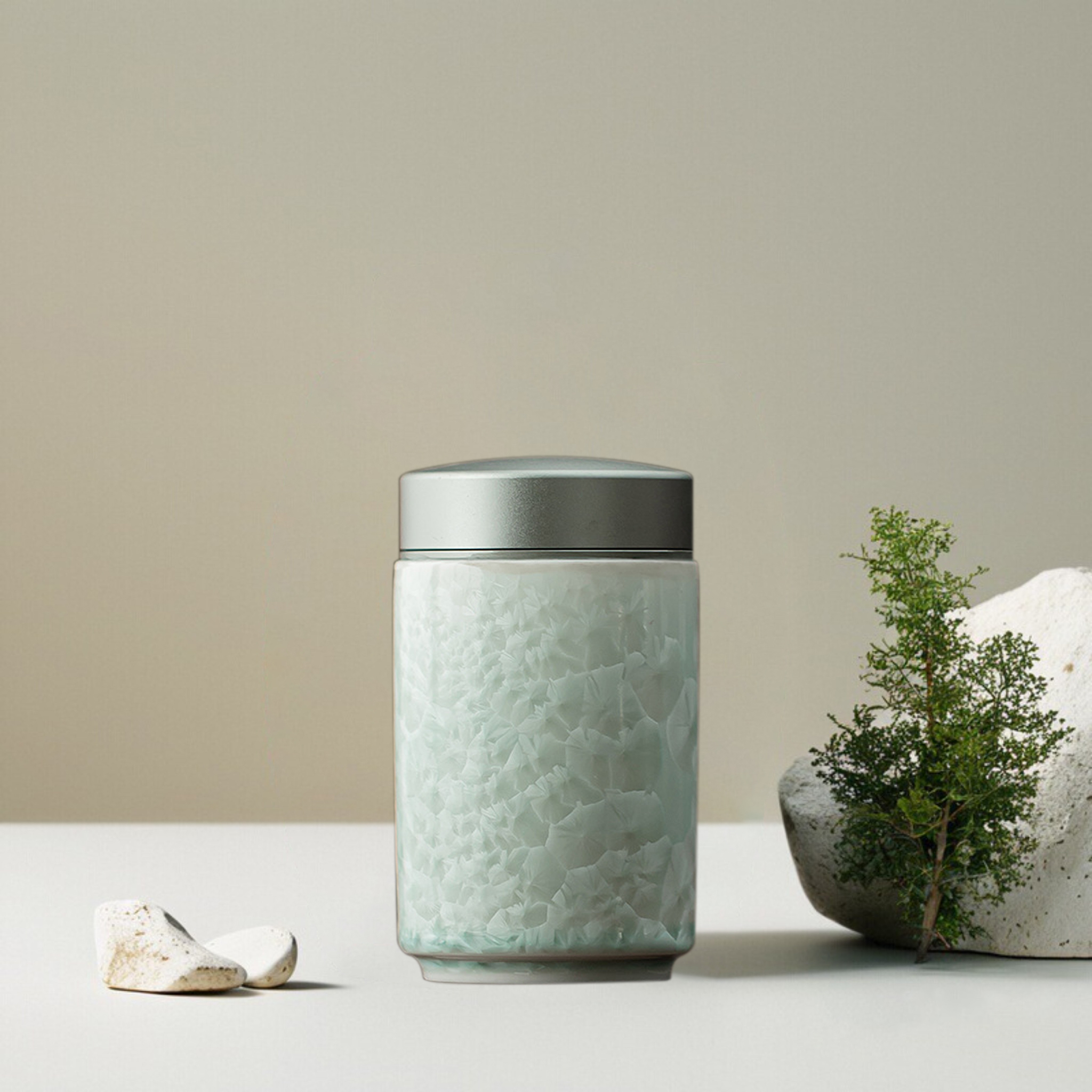 Kiln-changed Glaze Ceramic Pet Urn CT-YB01