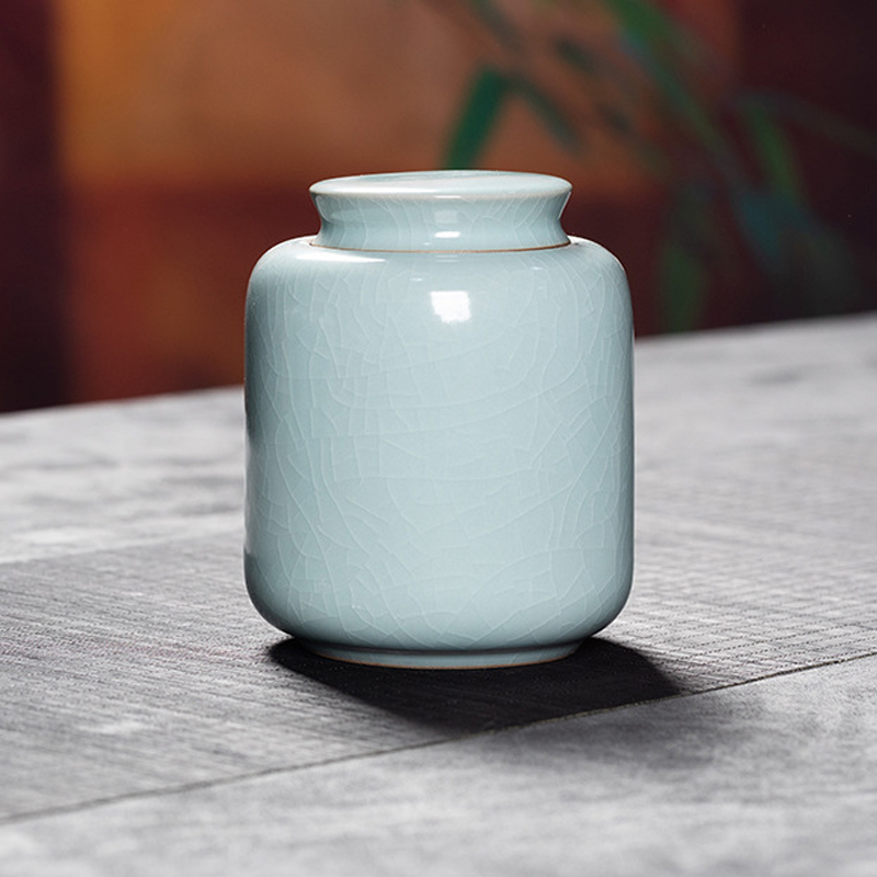 Pink Plum Green Celadon Pet Urn CC-LCP