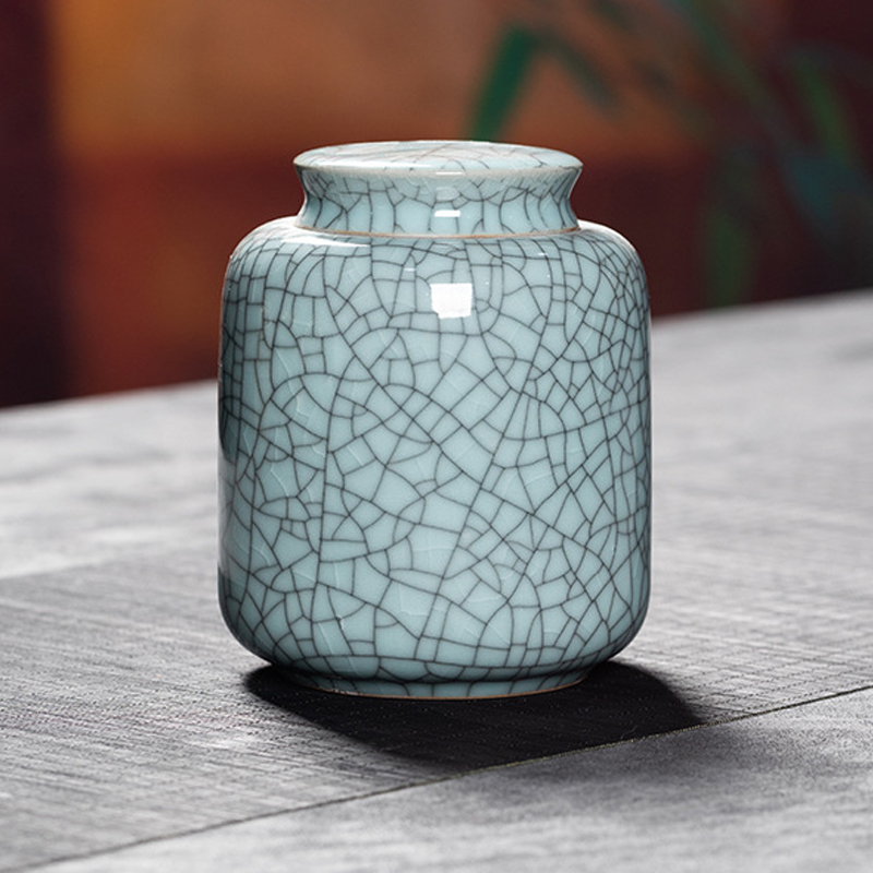Pink Plum Green Celadon Pet Urn CC-LCP
