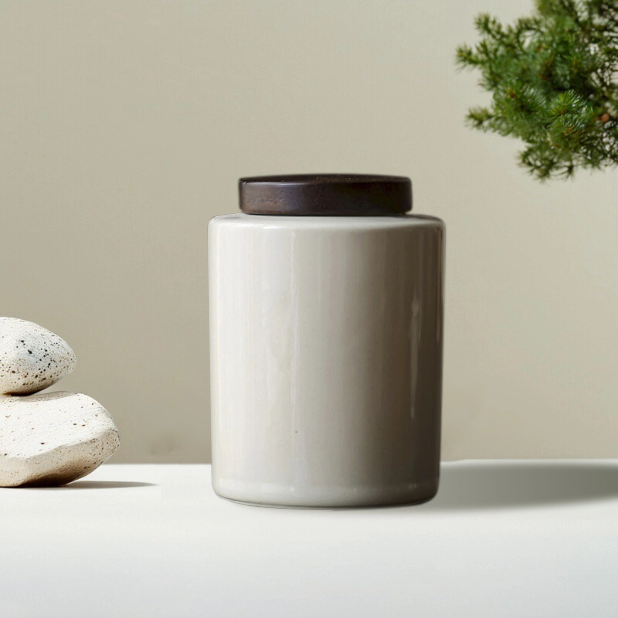 Pet Urn With Wood Ash Glaze