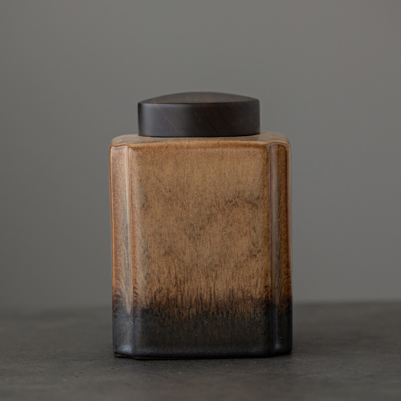 Kiln-changed Glaze Ceramic Urn TG-QC
