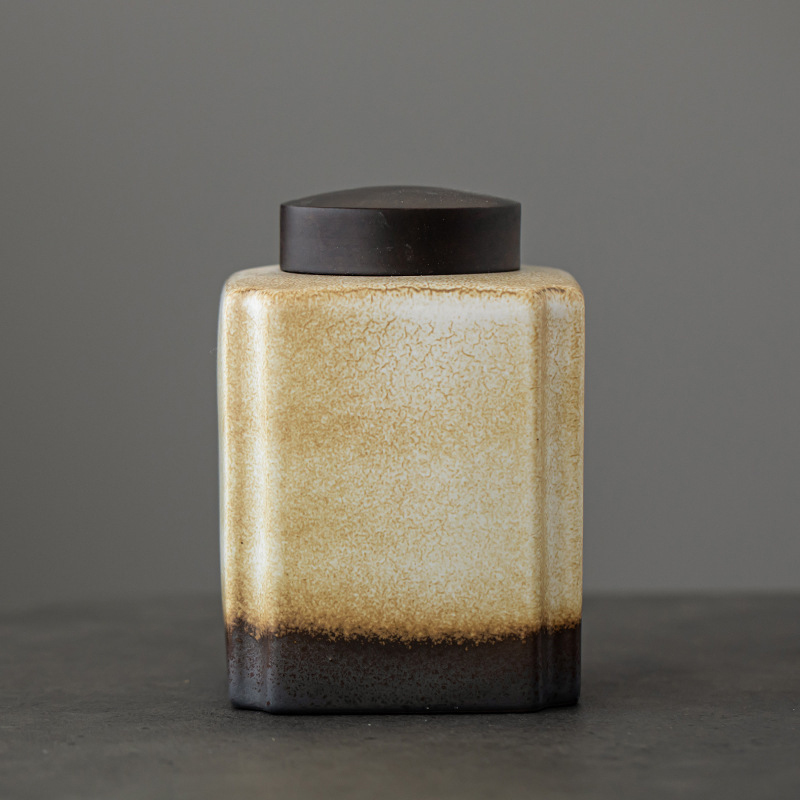 Kiln-changed Glaze Ceramic Urn TG-QC
