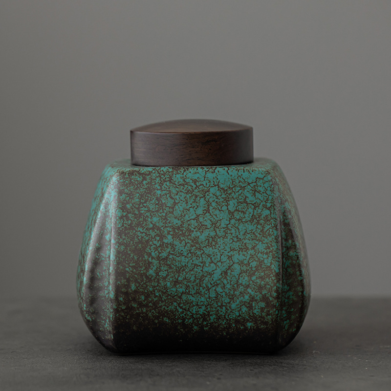 Kiln-changed Glaze Ceramic Urn TG-DF