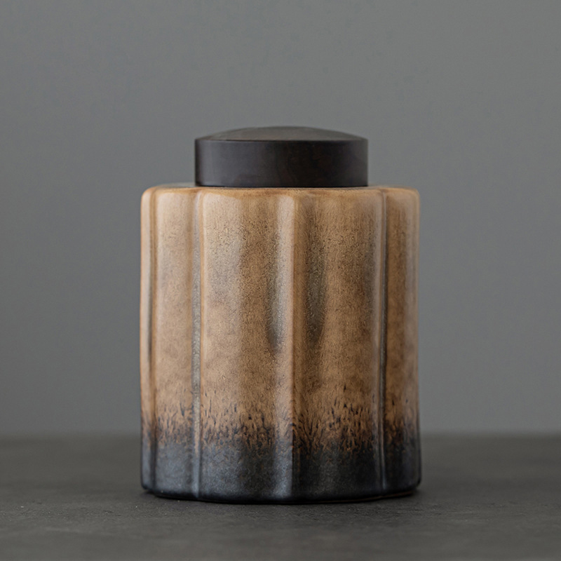 Kiln-changed Glazed Ceramic Pet Urn
