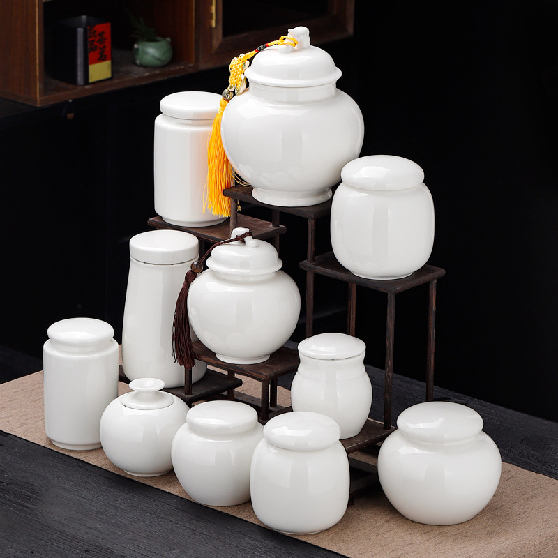 White Ceramic Pet Urns For Scenic Spots