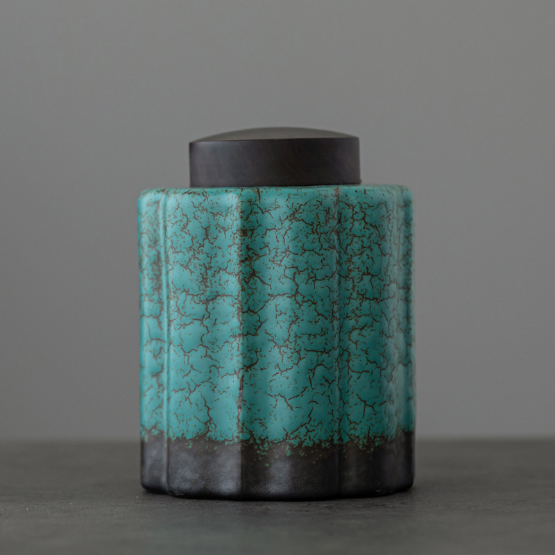Kiln-changed Glazed Ceramic Pet Urn