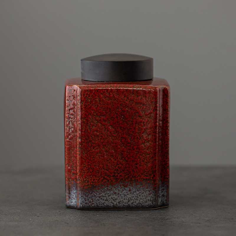 Kiln-changed Glaze Ceramic Urn TG-QC