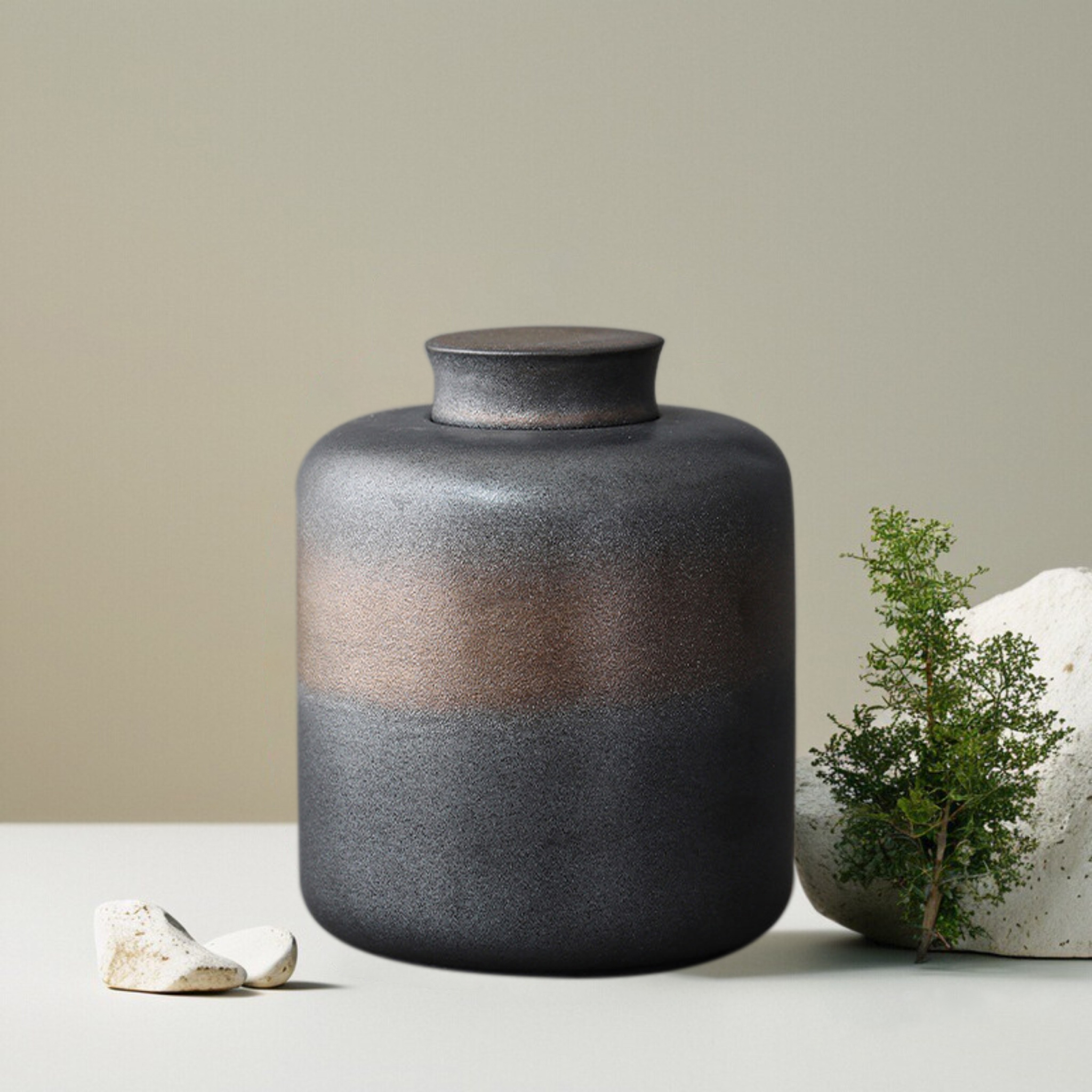 Coarse Earthenware Pet Ashes Storage Jar