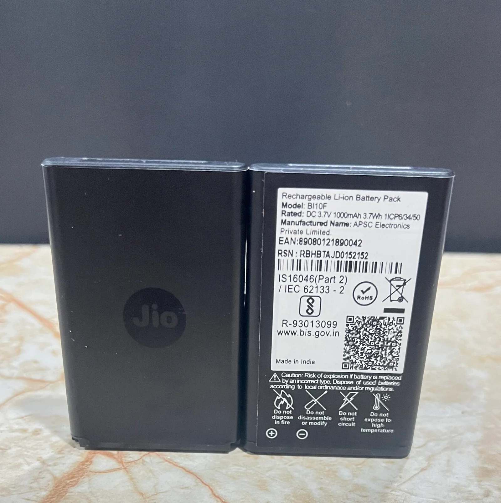 BATTERY FOR JIO/LYF BHARAT K1 KARBONN 4G KEYPAD PHONE