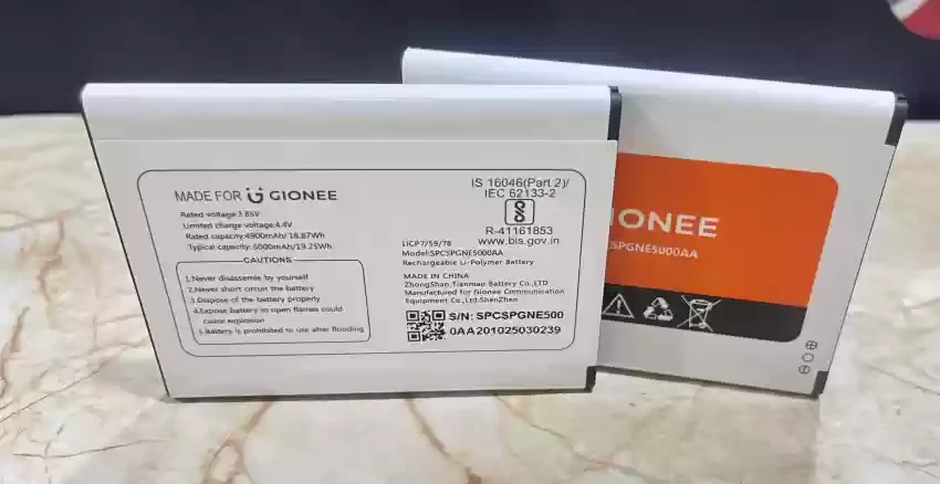 BATTERY FOR GIONEE F11 (SPCSPGNE5000AA)