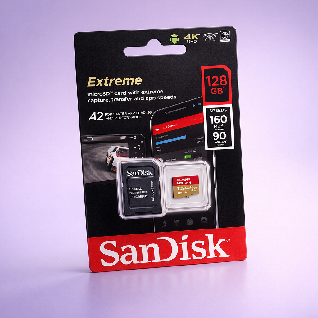 SanDisk Extreme 128GB microSDXC UHS-I Card