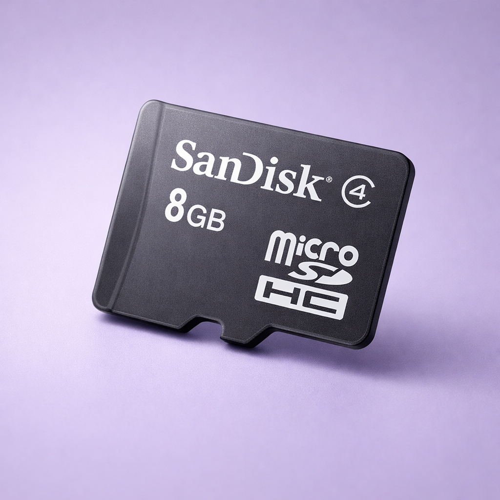 SanDisk 8GB MicroSDHC Memory Card