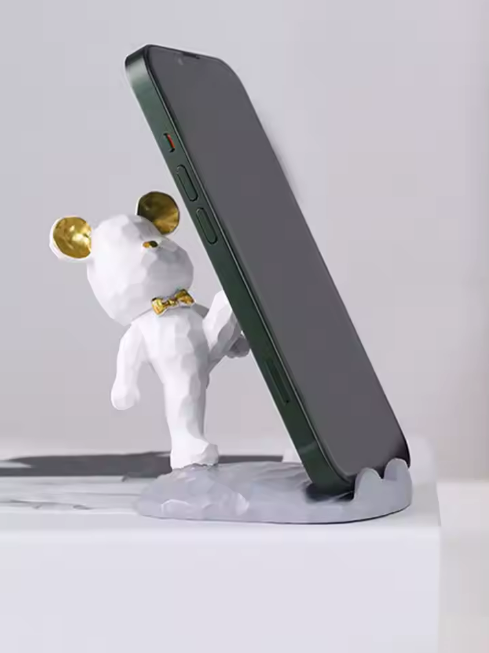 Bear-Themed Phone Holder