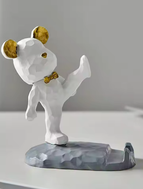 Bear-Themed Phone Holder
