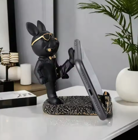 Decorative Rabbit Phone Holder