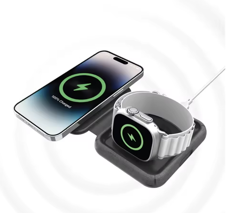 2 In 1 Wireless Charger Magnetic Charging Station Compatible