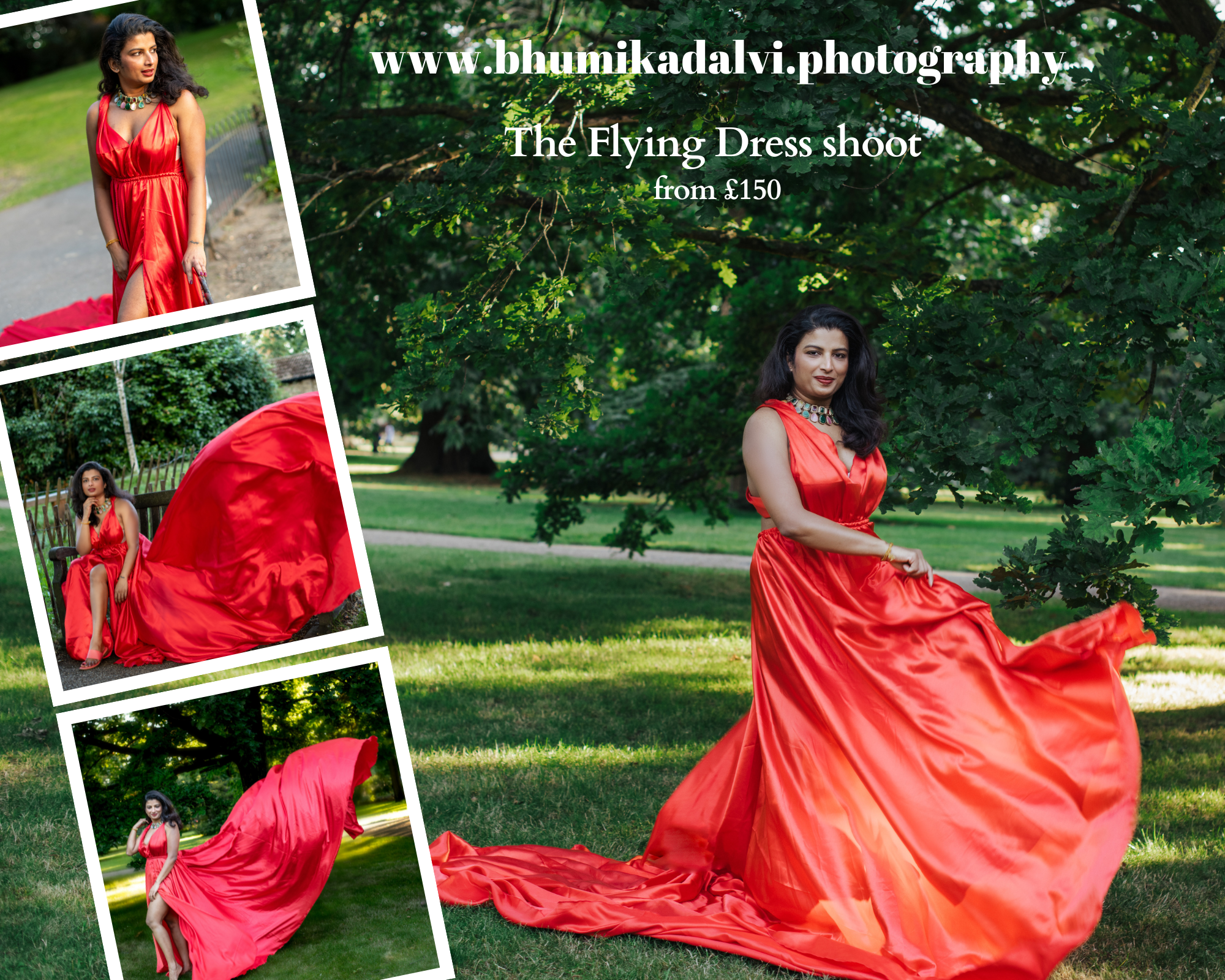 Flying dress Photoshoot