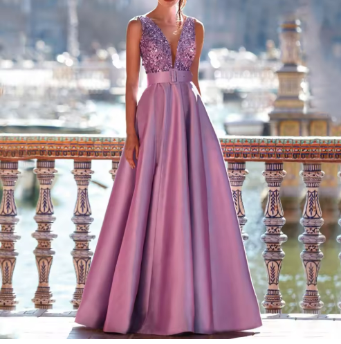 Lavender Evening Gown