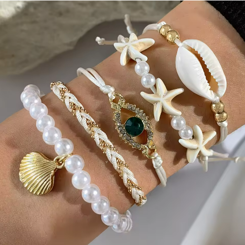 Bohemian Beach Style Bracelet Set