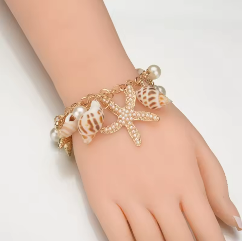 Starfish Charm Bracelet