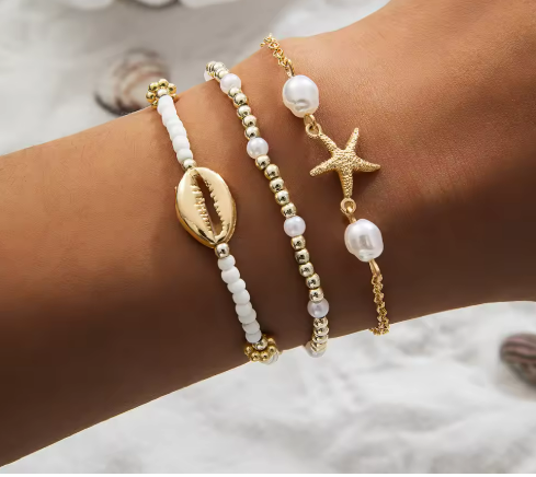 Trio of Beach-Themed Bracelets