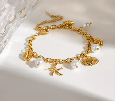 Gold Charm Bracelet