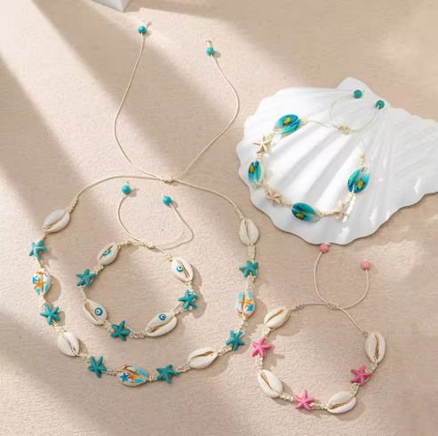 Beach-Themed Jewelry Set